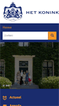 Mobile Screenshot of koninklijkhuis.nl